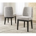 thumbnail image 2 of Signature Design by Ashley Burkhaus Traditional Upholstered Dining Chair, Set of 2, Dark Brown, 2 of 6