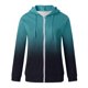 thumbnail image 5 of ICHUANYI Clearance Women's Fashion Cardigan Printing Hooded Loose Long Sleeve Tops Casual Sweatshirt(Mint Green, M) ICHUANYI WER2023080801837, 5 of 6