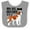 Heather and White, variant on Inktastic My Big Brother is a Saint Bernard Boys or Girls Baby Bib