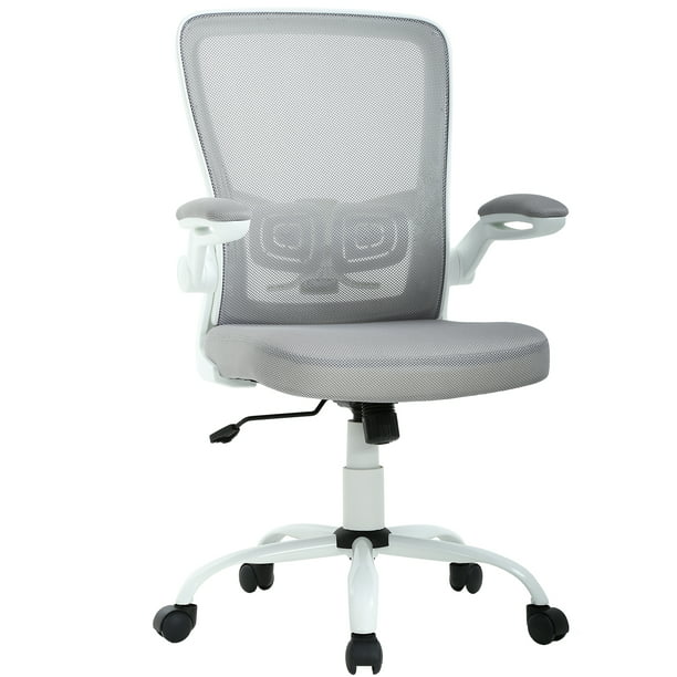 Office Chair Ergonomic Cheap Desk Chair Mesh Computer Chair Back Support Mid Back Executive Chair Task Rolling Swivel Chair For Back Pain Grey Walmart Com Walmart Com
