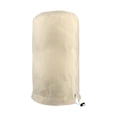 thumbnail image 2 of Yuarrent Protección de invierno para plantas al aire libre Almacenamiento conveniente Polar de invierno para plantas Protección contra heladas Jardín y Patio de color crema 60*80cm, 2 of 6