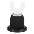 thumbnail image 4 of Cepillo de dientes ultrasónico automático blanqueador de 360° en forma de U, cepillo de dientes eléctrico ultrasónico para blanquear los dientes, negro, 4 of 14