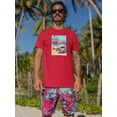 thumbnail image 2 of Life Different Beach Vintage T-Shirt Men -Image by Shutterstock, Male XX-Large, 2 of 4