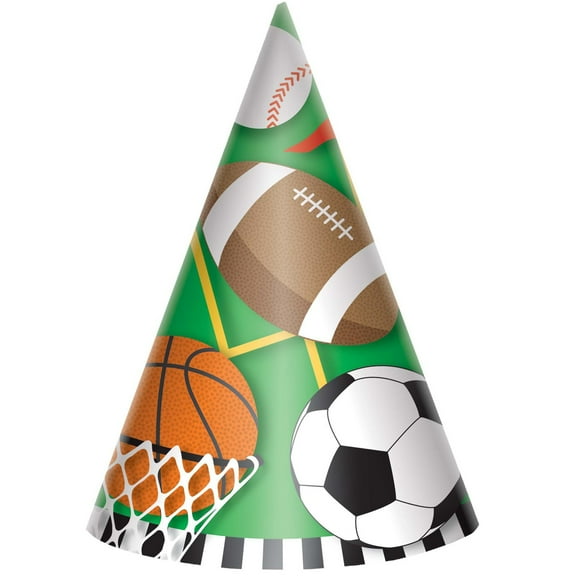 All Star Birthday Cone Hats (8ct)