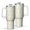 White, variant on Christmas 40oz Tumbler– Stainless Steel Insulated Tumbler with Handle and Straw, Large Capacity Travel Cup for Hot & Cold Drinks