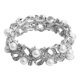 thumbnail image 3 of Rhinestone Jewelry 1Pack Retro Elastic Bracelet For Women Featuring Shiny Silver Round Design For Daily Wear And Special Events, 3 of 3