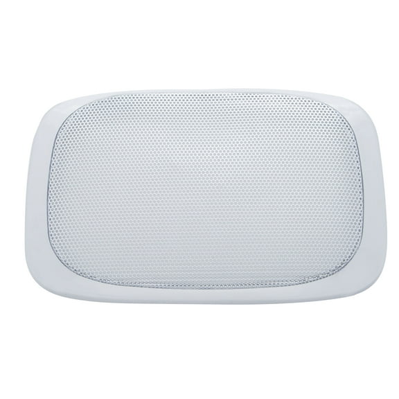 Chrome Rectangular Speaker Cover Peterbilt 389 2008-21, 388 2008-14, 335 2006-14
