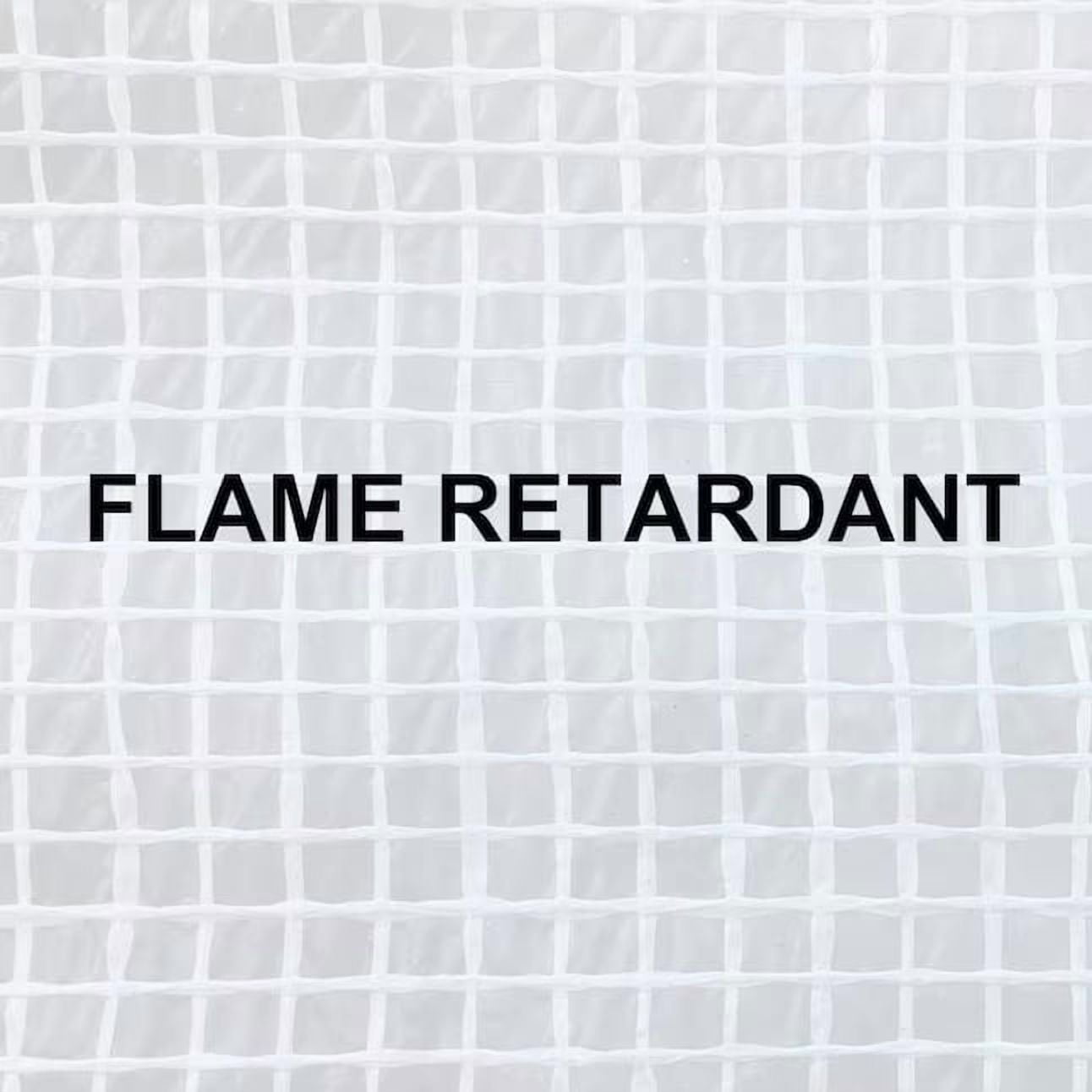 FR String-Reinforced Clear Poly Sheeting 20' x 100', Fire-Retardant Woven Vapor Barrier for Crawl Space & Large Commercial Containment