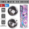 thumbnail image 5 of Halloween Tumbler 20oz For Women Men Adults, Halloween Decorations Gift Indoor Outdoor, Spooky Halloween Decor Gifts, Halloween Pastel Goth Stickers Tumbler Decoration Gift, Hallowen Mug Gift, 5 of 6