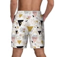 thumbnail image 4 of Goofa Geometric Triangle Printed Men's Swim Trunks Board Shorts Quick Dry Mens Swimming Trunks with Compression Liner,Breathable Fit Hawaii Beach Shorts-Medium, 4 of 9