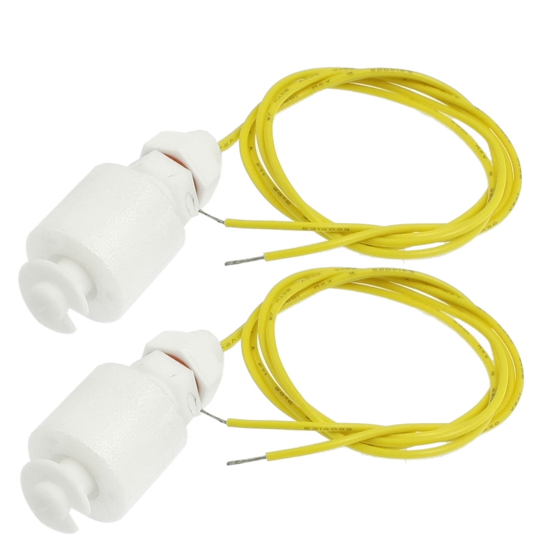 Aquarium Plastic Water Level Float Floating Switch 100V DC 0.5A 2 Pcs