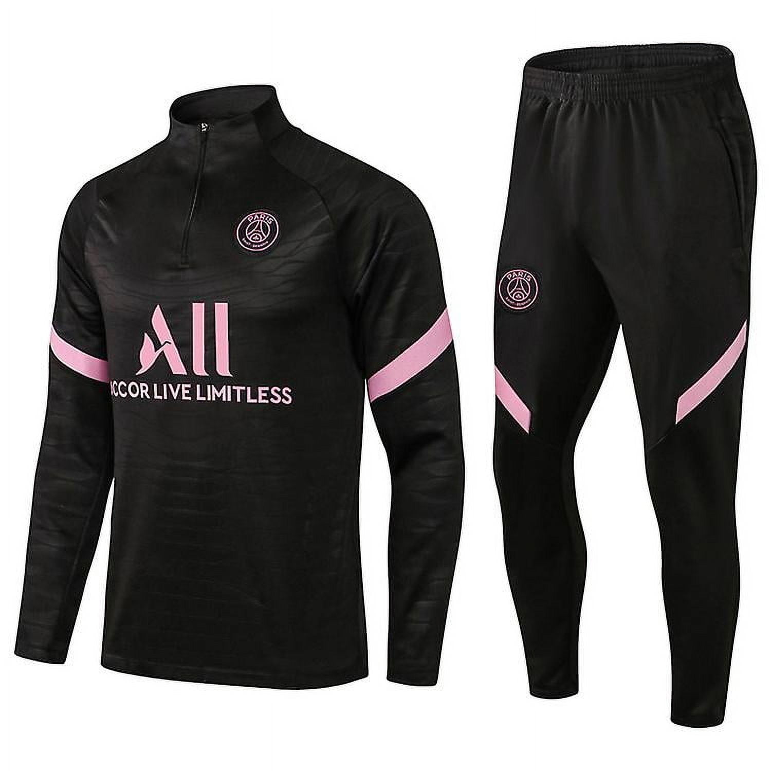 Paris Football Club Training Suit Men Kids Long Sleeve Breathable