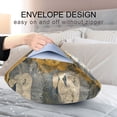 thumbnail image 5 of Pillowcase Satin Pillowcase 30x20in Pillow Case Satin Pillow Case Soft and Smooth Beautiful Yellow Lion, 5 of 9