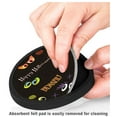thumbnail image 3 of Silicone Non-Slip Drink Coasters with Removable Printed Absorbent Felt Pad - Set of 4 - Happy Halloween, 3 of 3