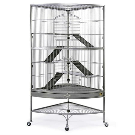UPC: 0048081004906 | Prevue Pet Products Corner Ferret Cage Black
