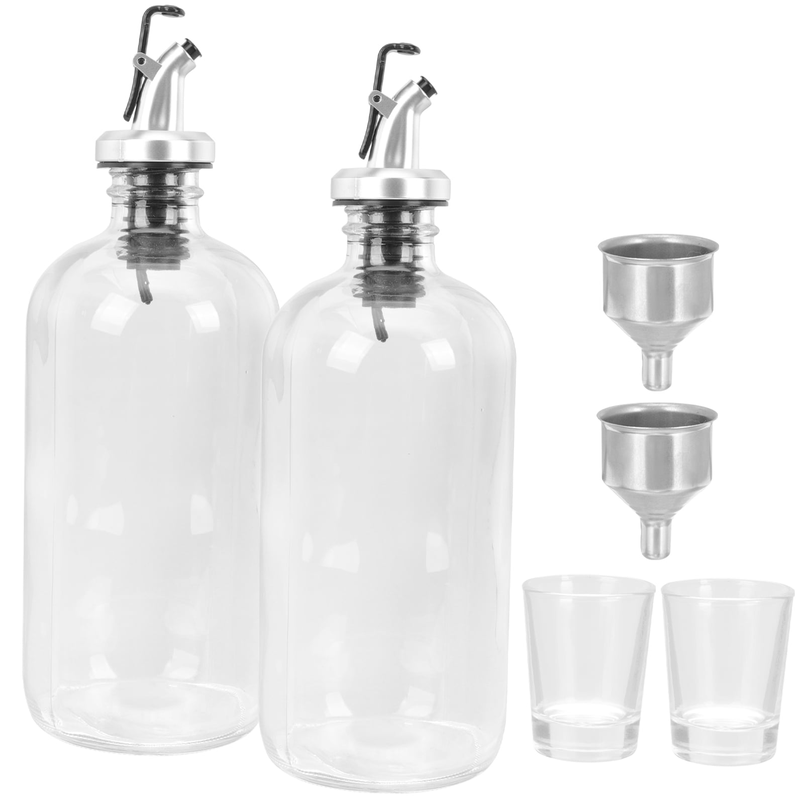 Bestonzon 1 Set Mouthwash Dispenser with Cup Glass Mouth Wash Dispenser
