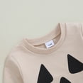 thumbnail image 3 of Baby Boy Girl Halloween Outfits Long Sleeve Shirts Pumpkin Sweatshirt Pullover Tops Pants Set Toddler Infant Fall Winter Clothes, 3 of 8