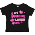 thumbnail image 3 of Inktastic Valentine's Day My Granny Loves Me Hearts and Lips Boys or Girls Toddler T-Shirt, 3 of 5