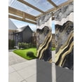 thumbnail image 3 of nqOlkjepod Outdoor Curtains for Patio Waterproof, Marble Black Outdoor Privacy Panels Grommet, Modern Luxury Gold Nature Texture Blackout Outside Curtains for Porch/Cabana/Pergola 54"x95", 2 Panels, 3 of 8