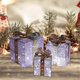 thumbnail image 2 of Gift Box Three-Piece Set Pile Ornaments Iron Gift Box Luminous Christma Supplies Scene Layout B, 2 of 5