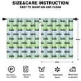 thumbnail image 2 of Bigfoot and Forest Green Pattern Insulated Teens Curtains Set Of 2, Bedroom Essentials, Toddler Room Decor 52"x63", 2 of 5