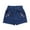 Dark Blue, variant on XBASW 2-7T Girls Embroidery Jeans Shorts for Kids Baby Summer Elastic Waist Denim Shorts Pants