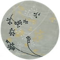 thumbnail image 4 of SAFAVIEH Soho Piper Floral Wool Area Rug, Grey, 8' x 8' Square, 4 of 10