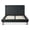 Gray, variant on Alice Mid Century Modern Blue Velvet Upholstered Queen Platform Bed