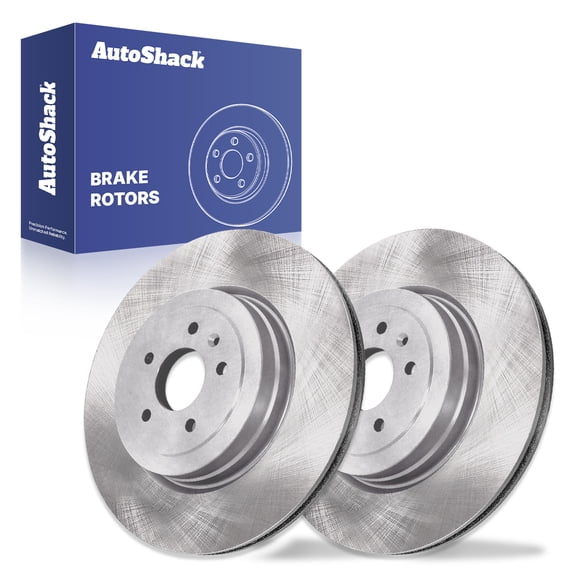 AutoShack Rear Vented Brake Rotors 2-PC Set Replacement for 2013-2019 Cadillac ATS 12.4" (315 mm)