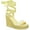 Light Yellow MC, variant on INC Womens Maxx Faux Suede Open Toe Wedge Sandals