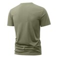 thumbnail image 4 of Shirts For Men Shirt Silky Men's Athletic T-Shirts Workout Running Short Sleeve Gym Shirts Size 8XL, 4 of 7