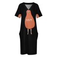 thumbnail image 3 of Ham : To Kill A Mockingbird disfraz de Halloween de Scout Ham vestido suelto con bolsillo vestidos para mujer, 3 of 6