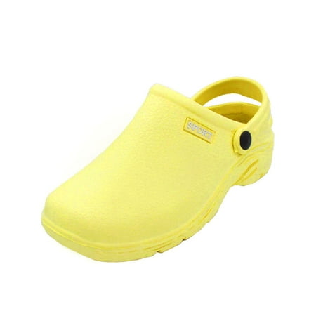 sport women's solid slingback garden clogs shoes (Best All White Nike Shoes)