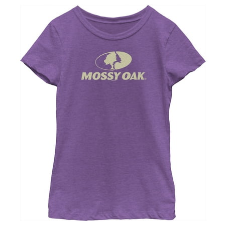 Girl s Mossy Oak Classic Logo Graphic Tee Purple Berry Large