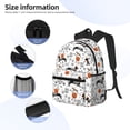 thumbnail image 5 of Daiia Halloween Dachshund School Backpack for Men Women, Unisex Large Waterproof Bookbag Schoolbag Casual Daypack for High School/College/Teens/Travel/Work Black, 5 of 8