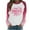 #258-Multicolor, variant on Craaazy Women's Valentines Shirts Casual Heart Printed Crew Neck Long Sleeve Tops Gifts