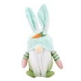 thumbnail image 3 of Eqslft Plush Easter Bunny Handmade Swedish Tomte Elf Stuffed Doll Spring Home Decor Easter Gift Cute Bunny Household Ornaments, Home Decor, 3 of 3