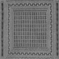 thumbnail image 1 of Ahgly Company Indoor Square Southwestern Gray Country Area Rugs, 6' Square, 1 of 1