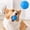Blue, variant on Squeaky Dog Ball Toy, Soft Rubber Interactive Chew Toy for Puppy Teething, Textured Bouncy Pet Play Ball for Small Medium Dogs, Colorful Fetch Toy for Indoor Outdoor Play