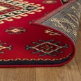thumbnail image 6 of Impressions Floral Geometric Ikat Area Rug, 5' x 5', 6 of 6