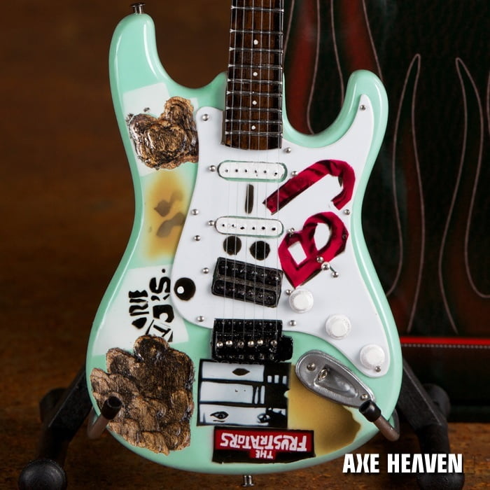 【廃盤】グランジオルタナ・Green ・スタジオアルバムセット Billie Joe Armstrong 70's BJ Blue 10 Inch Miniature Guitar Replica