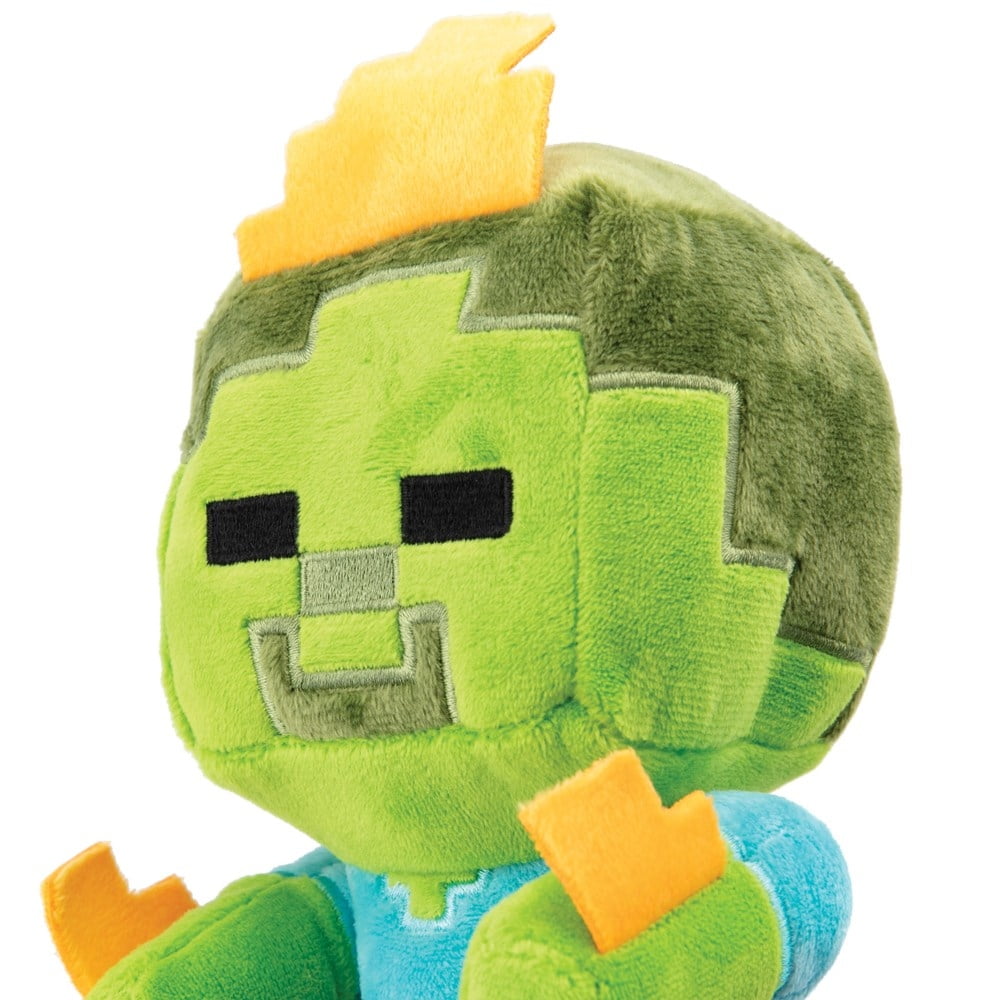 Official Minecraft Happy Explorer ZOMBIE ON FIRE 7" Plush *NEW RELEASE! 