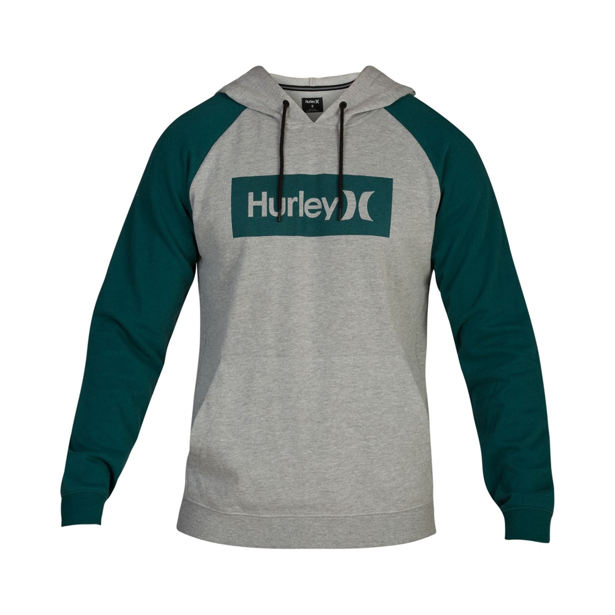 Hurley Mens Box Logo Hoodie Sweatshirt 