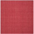 thumbnail image 1 of Safavieh Tapis en Fibre Naturelle Rouge - Carré 4 Pieds, 1 of 1