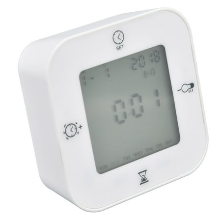 

Thermometer Clock Backlight Multifunction Household Thermo Hygrometer Alarm Clock Voice Control For Temperature Display