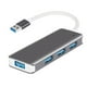 thumbnail image 1 of Hub Usb Usb 3.0 A Tipo C Ultra Slim 4 Puertos, Soporte Otg Levamdar 5 Gbps, 1 of 7