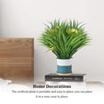 thumbnail image 4 of Ounissouiy 6 piezas de plantas artificiales de hojas falsas, plantas de simulación resistentes a los rayos para el hogar, Patio, maceta colgante, Type3 NO3, 4 of 6