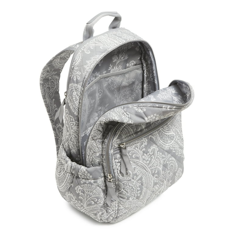Vera Bradley Women's Performance Twill Campus Backpack Cloud Gray