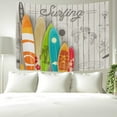 thumbnail image 3 of Coolnut Tapestry Wall Hanging Vintage Surfing Creative Surfboard Tapestry Tapestry Bright Wall Art Wall Blanket Wall Decor for Bedroom Living Room Dorm Decor（90 x 60 inch） Home Decor Gifts, 3 of 7