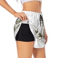 thumbnail image 3 of Lsque Cowboys Riding A Horse Near A Tree Printed Women's Running Shorts with Liner Pockets,Elastic Quick Dry Workout Athletic Gym Yoga Shorts,Womens High Waist Shorts-X-Large, 3 of 9